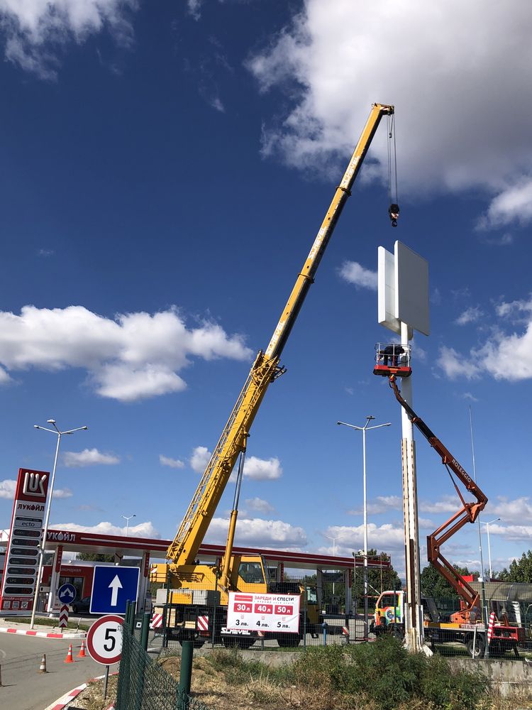 Услуги с Автокран LIEBHERR LTM1035