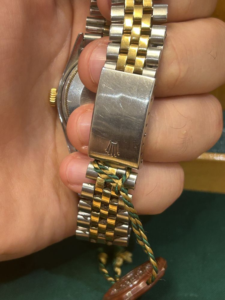 Rolex datejust 36 стомана и злато