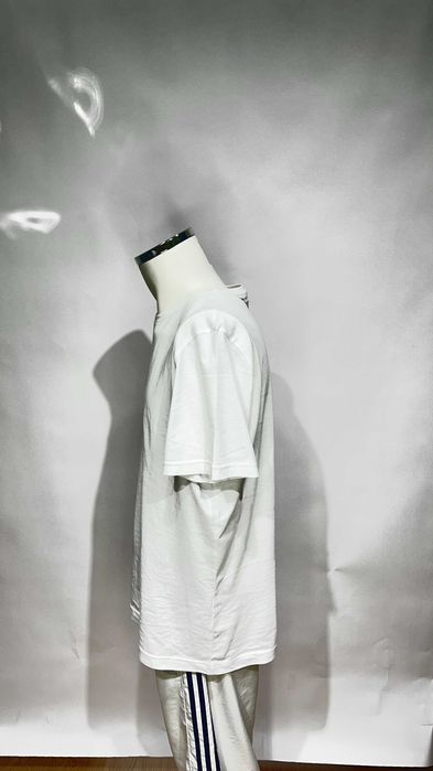 Белая футболка однотонная