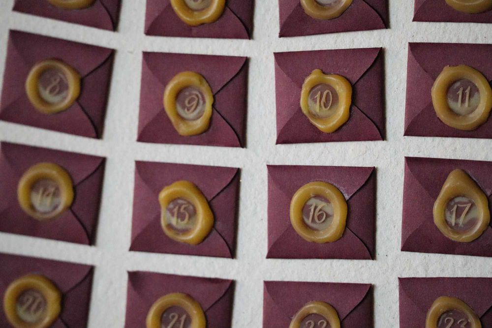 Ръчно изработен Кулинарен Коледен Календар "Брени"