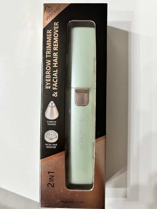 Epilator Vogcrest 2 în 1 pentru părul facial și tuns sprâncene