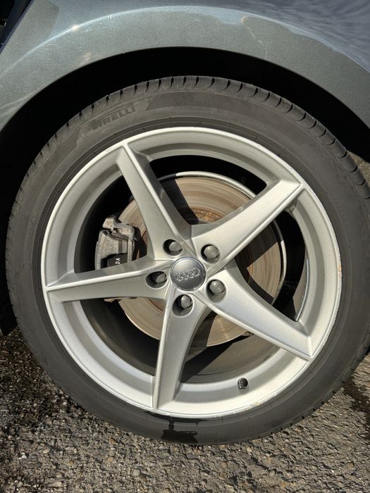 Jante OEM Audi 5x112 8,5J ET29 R18 /Pirelli DOT 24 vara / Iarna DOT 24