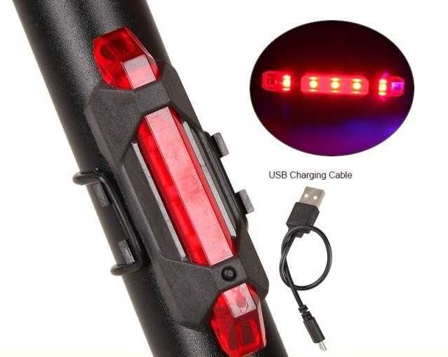 Luminsa LED Stop spate bicicleta trotineta incarcare USB