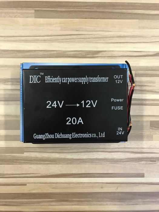 Чисто нов намалител на напрежение 24v-12v 20а
