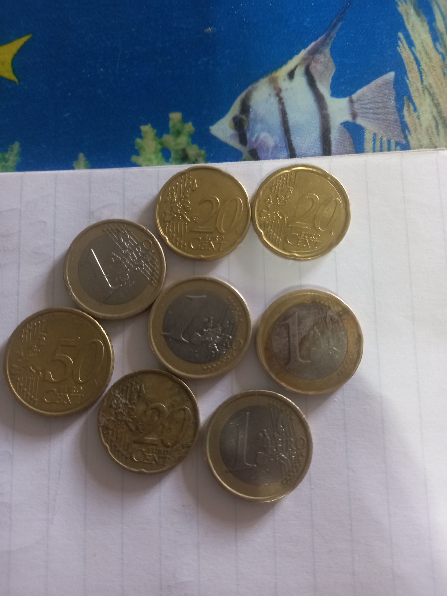 Monede cenți și euro
