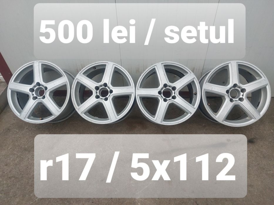 Jante aluminiu r17 / Mercedes Vw Audi Skoda Seat / 5x112