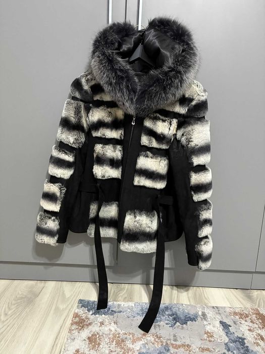 Geaca , haina de blana șinșila