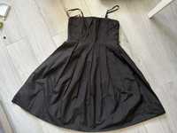 Rochie neagră tip corset