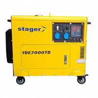 Generator Insonorizat Stager YDE7000TD, Diesel, Putere 5 kVA, 230V