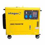 Generator Insonorizat Stager YDE7000TD, Diesel, Putere 5 kVA, 230V
