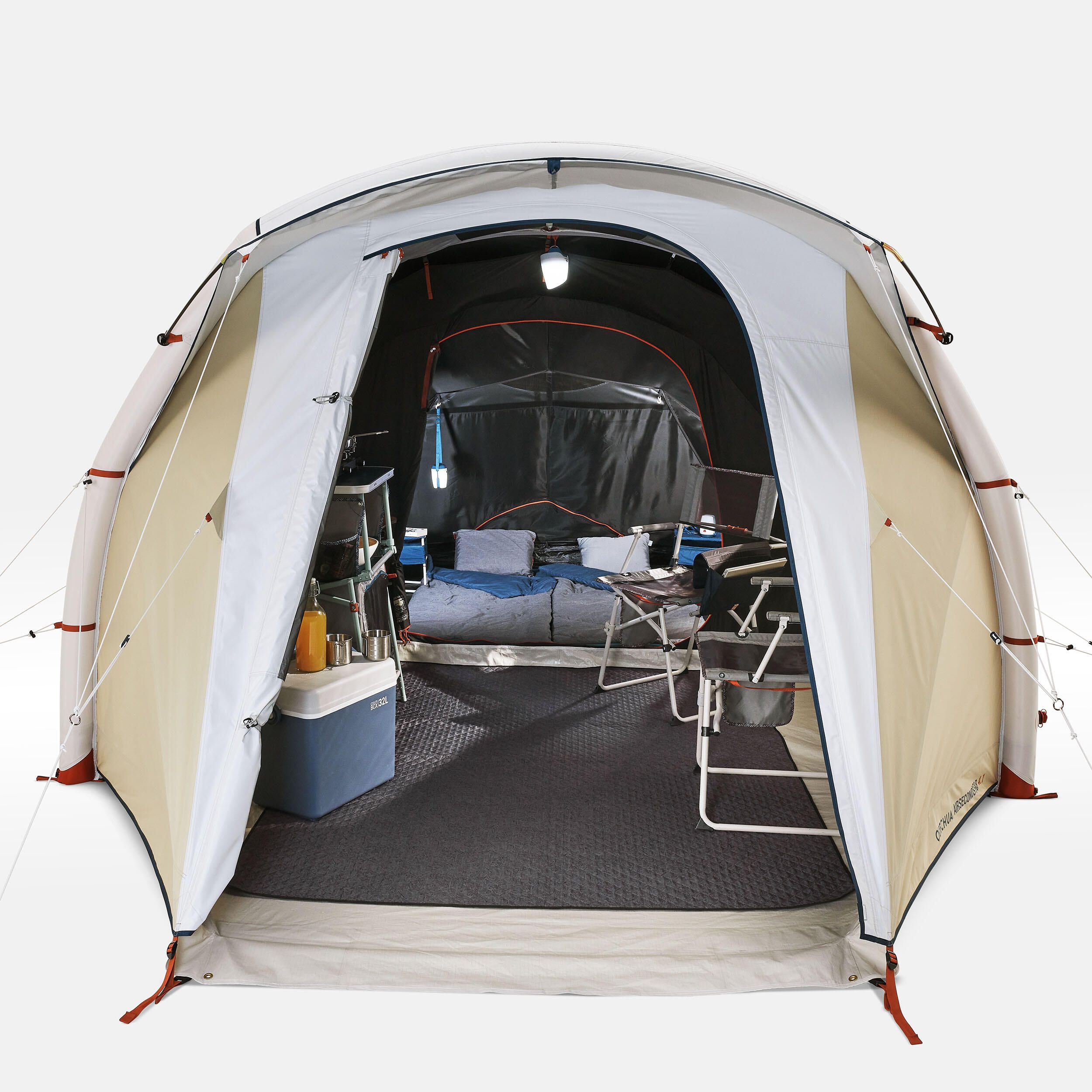 Cort camping 4 Persoane 1 Cameră - produs resigilat (nou) Decathlon