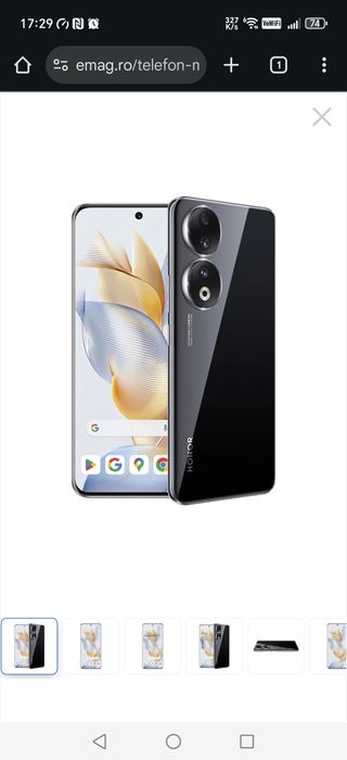 Telefon Honor 90 Midnight Black (12GB RAM, 512GB, 5G)