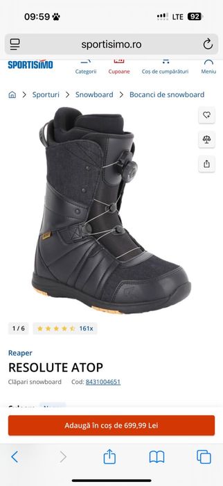 Boots snowboard masura 38