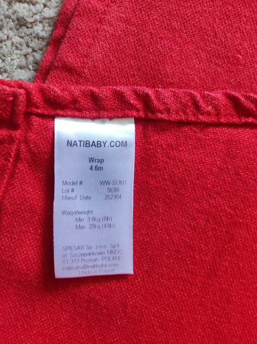 Wrap țesut Natibaby Sunset
