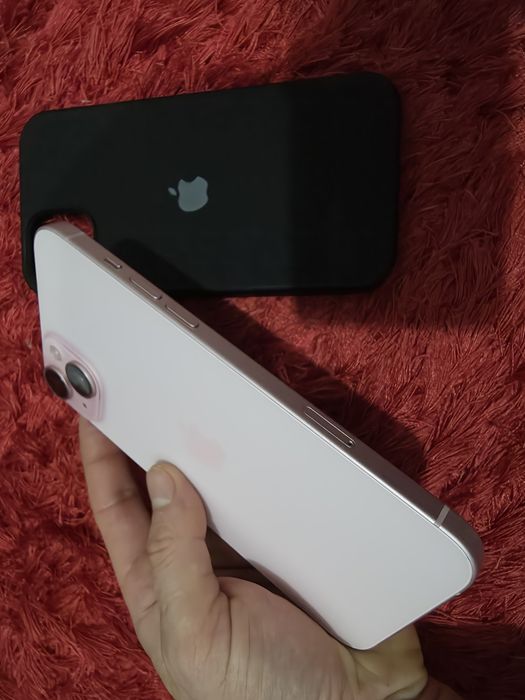 -Iphone 15Plus, ca Nou, 128Gb, 8Ram, bat: 100%, Pink Titanium, irepros