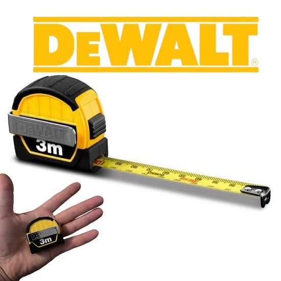 Мини Ролетка 3м DeWALT DWHT36098-1