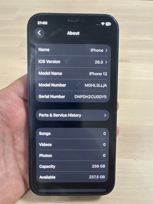 Apple Iphone 12 256mb Blue в добро използвано състояние