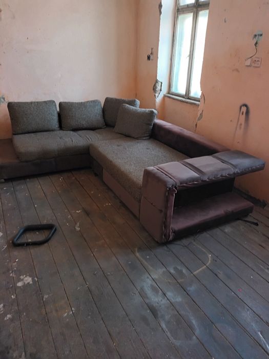 Colțar tip pat retapitat stofa