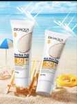 SPF 50+PA+++Quyoshdan himoyalovchi krem, yuz va tana uchun guruch ekst