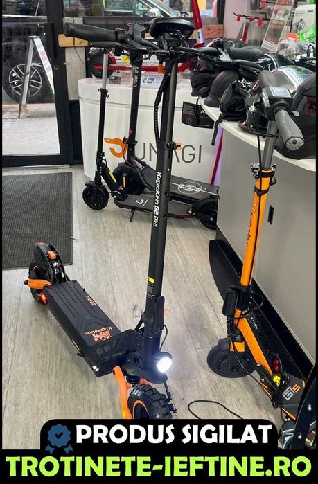 Scuter electric Kukirin g2 pro, model NOU, 15ah, cu scaun inclus NOUA