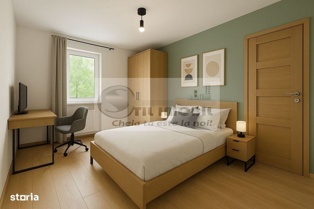 Apartament 2 camere •Finisat modern•Parcare inclusă 0% Comision