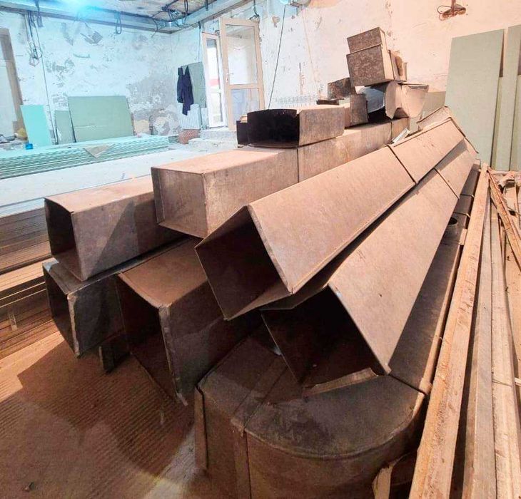 Воздуховоды для вентиляции, б/у