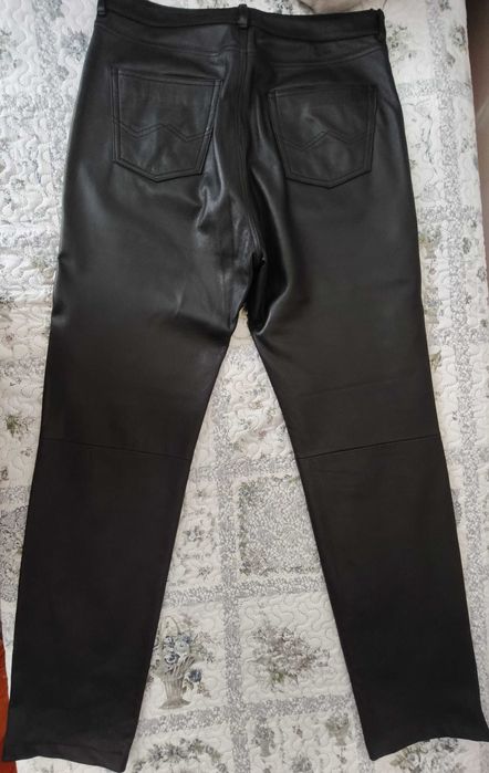 Мъжки панталон от естествена кожа