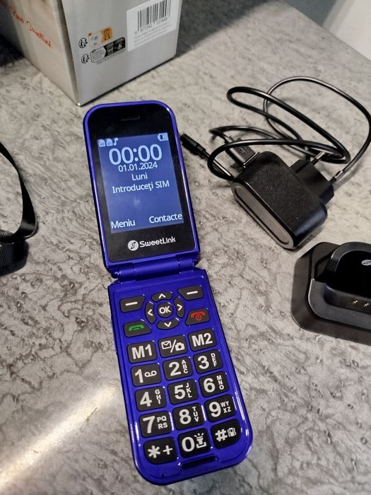 Telefon cu clapetă 4G pentru seniori