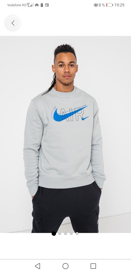 Bluza sport Nike barbati, mânecă lunga.