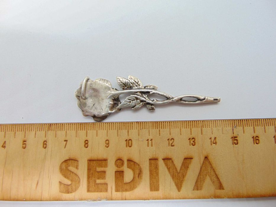 Pandantiv trandafir din argint