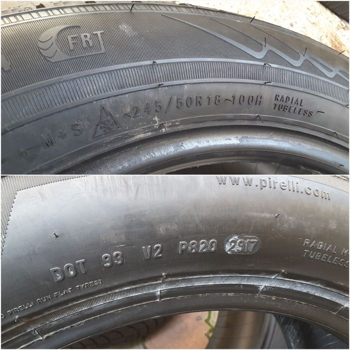 cauciucuri, anvelope de iarna 245 50 18 RUN FLAT Nokian, Pirelli