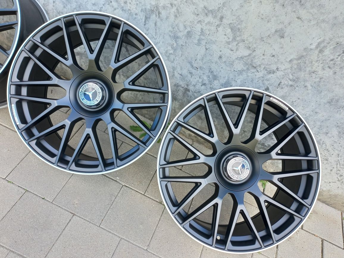 20.Mercedes ///AMG 8.5j et45 9.5j et40 Sport Paket Black Matt Polish l