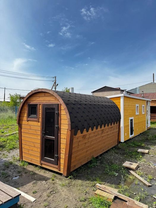 Мобильная баня, баня бочка, дома беседка, дом