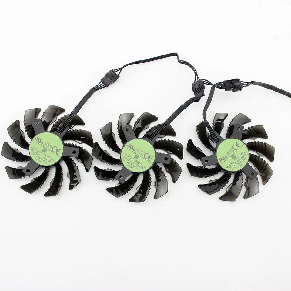 Set Cooler Fan Gigabyte GTX 75MM, T128010SU