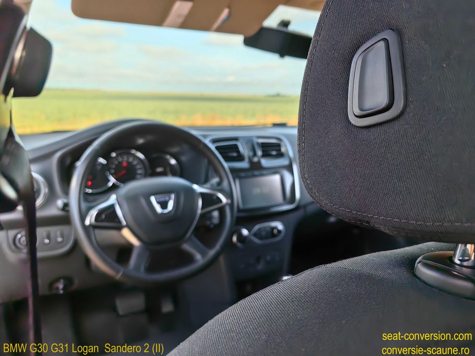 Sistem adaptare scaune de BMW Seria 5 G30 G31 pe Logan Duster Sandero