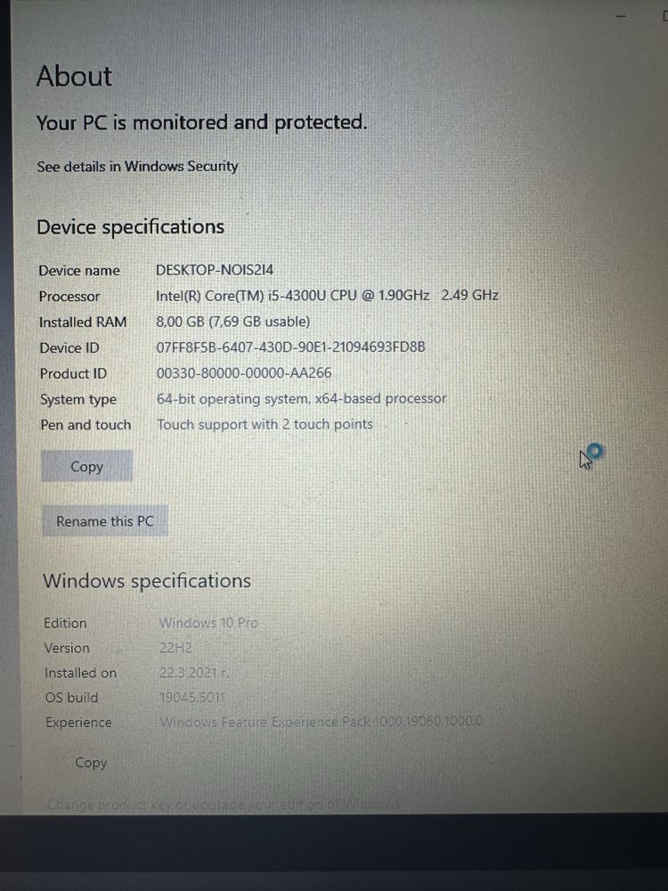Лаптоп Lenovo T440