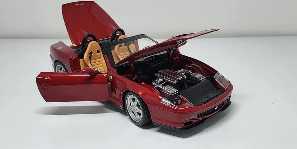 Machetă Ferrari 550 BARCHETTA 1/18 HOTWHEELS