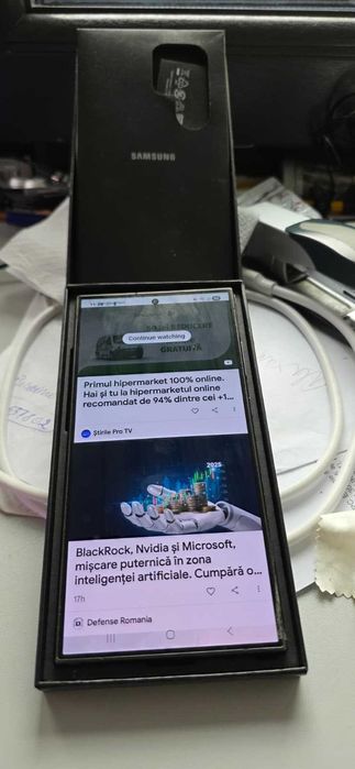 Garantie Emag Samsung S24 Ultra 512 stare perfecta functionare ca nou