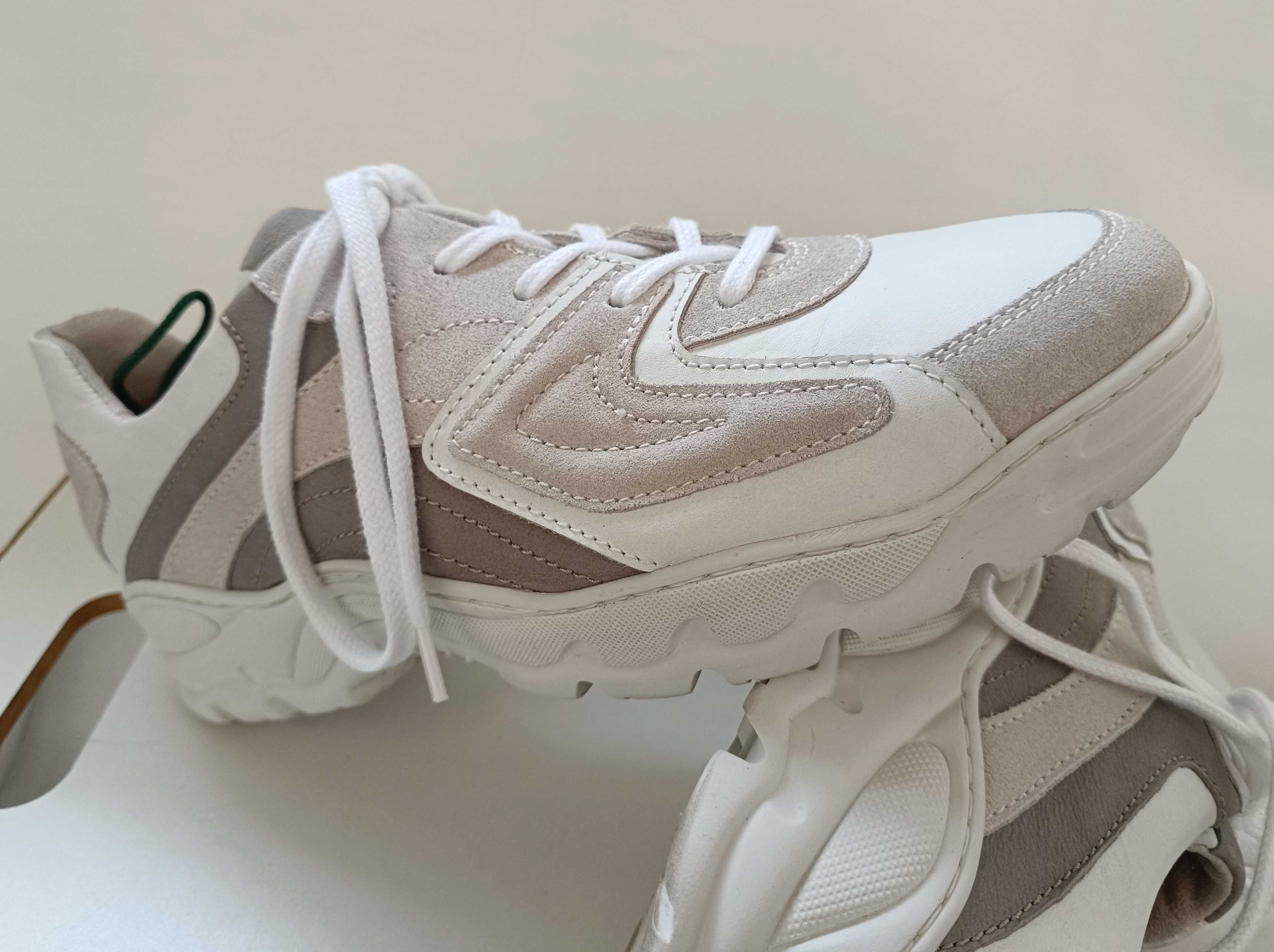 Pantofi sport casual 44 premium CINQUE piele naturala moale