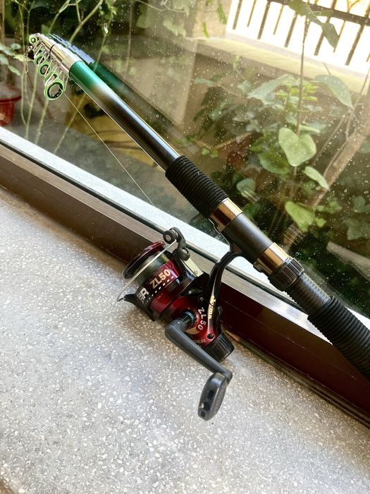 Lanseta Daiwa 576M-300 + mulineta Okuma Stinger