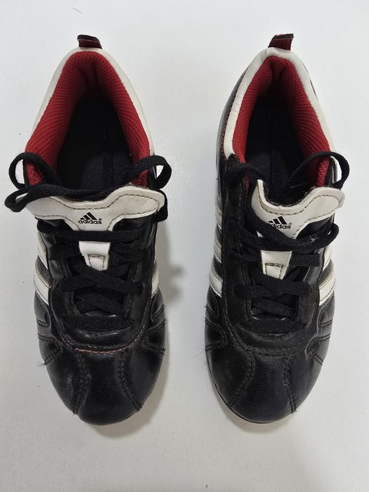 Adidasi ghete fotbal cu crampoane copii de piele Adidas 30