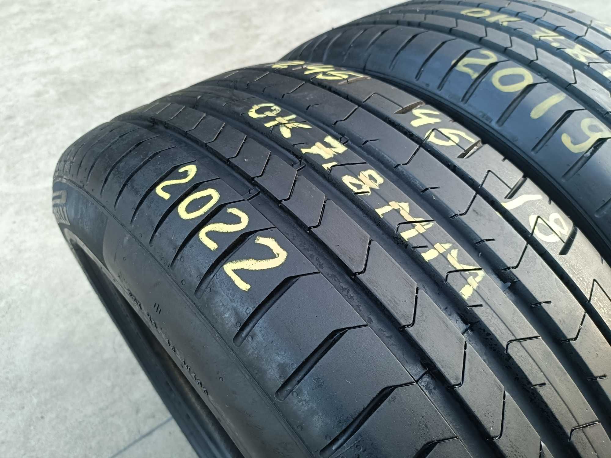 Doua anvelope vara 245 45 18 pirelli p zero pz4 profil de 7,8 mm