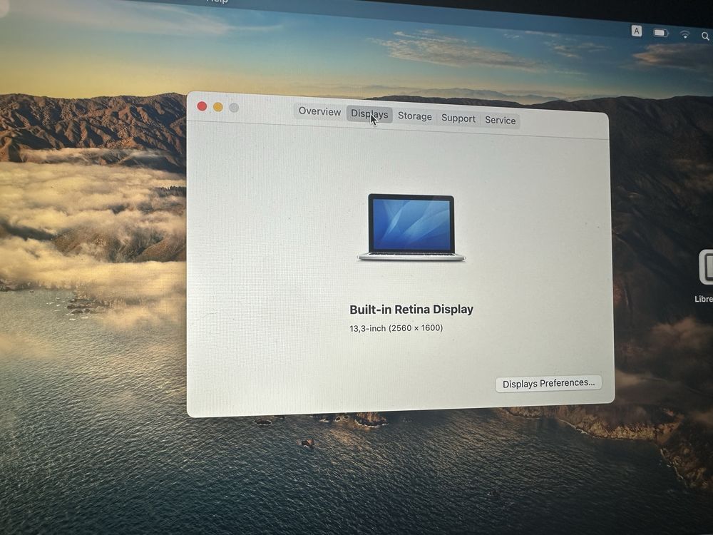 Macbook Pro 13.3 RETINA 256 GB SSD