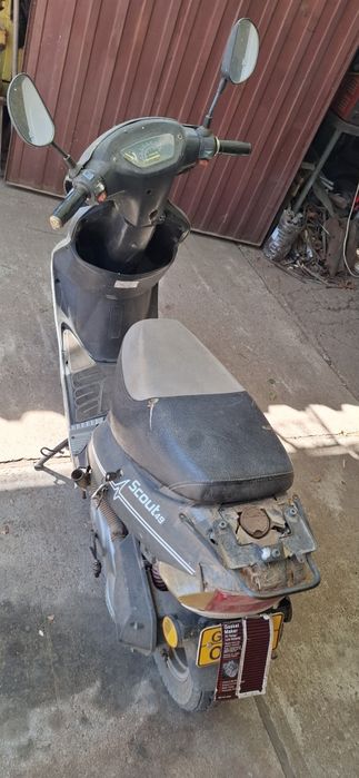 Scuter schimb cu boxa telefon  trotineta bicicleta scuter electric
