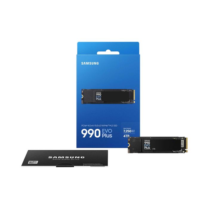 SSD накопитель - Samsung 990 EVO Plus 4TB - NVMe M.2 (7200 MB/s)