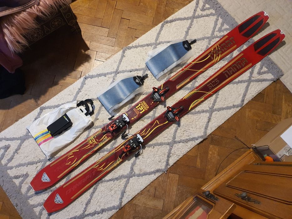 Schi tura Dynafit Nanga Parbat 171cm + Marker Alpinist, ski alpin