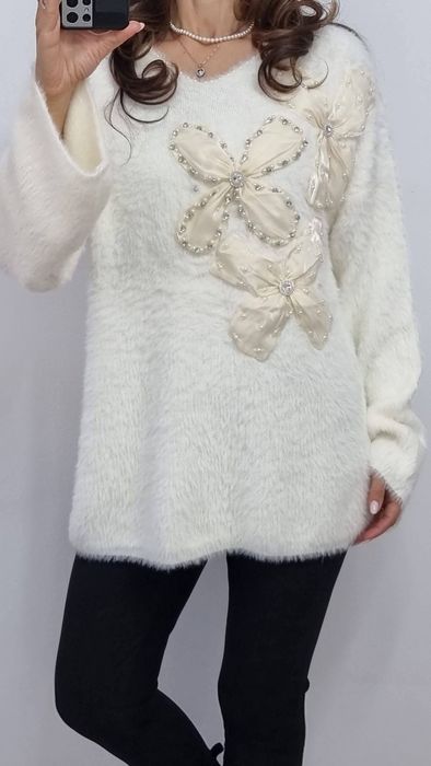 Pulover pufos, colecție nouă Italia