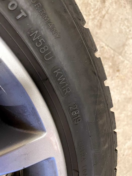 Jante+anvelope Bmw seria 5 (roti iarna)