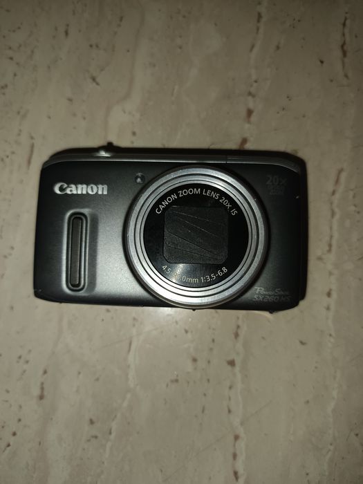 Aparat foto digital Canon PowerShot SX260HS, 12.1MP, Silver