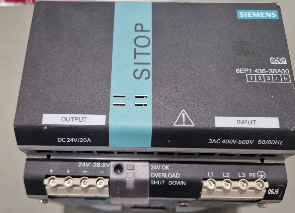 Vand sursa trifazata sitop siemens 24V/20A